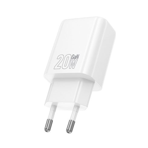 Telefontöltő Hoco USB A + USB C QC3.0 PD 3A 20W N61 fehér