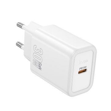 Telefon töltő Hoco USB C QC PD 30W N62 fehér