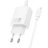   Telefontöltő Hoco USB C QC PD 30W + USB C kábel Lightning N62 fehér