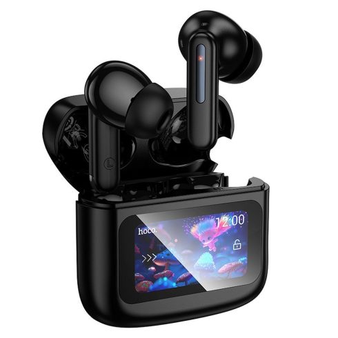 Wireless earphones Hoco with touch screen TWS EQ14 black