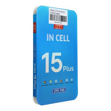   LCD képernyő iPhone 15 Plus digitalizáló fekete (ZY-LTPS) IC átvihető