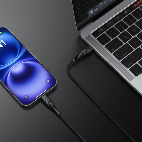 Cable Typ C to Typ C VEGER PD 3A 60W V106 1,2 m black