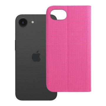   SENSITIVE Könyv IPHONE 16e (SE 4 2025) telefonhoz világos rózsaszín