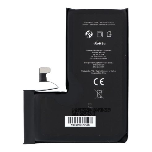 Akkumulátor iPhone 15 PRO 3274 mAh Blue Star HQ készülékhez