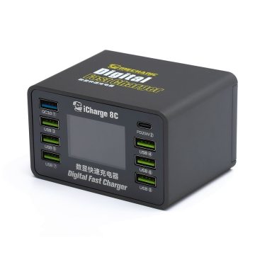 MECHANIC iCharge 8C 8 portos DC tápegység PD QC3.0