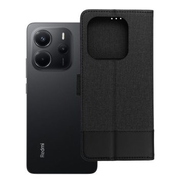   GOMMA Book Xiaomi Redmi Note 14 4G (GLOBÁLIS - 164,84 mm x 78,15 mm x 8,16 mm) fekete