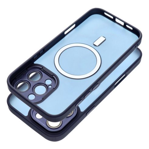 Tok iPhone 13 PRO Variete Mag Coverhez, amely kompatibilis a MagSafe sötétkék színnel