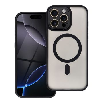   Samsung S25 ULTRA Variete Mag Cover tok, amely kompatibilis a MagSafe fekete színnel