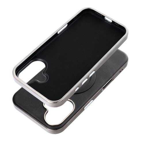 Tok iPhone 13 Gentleman Mag Coverhez, amely kompatibilis a MagSafe fekete színnel