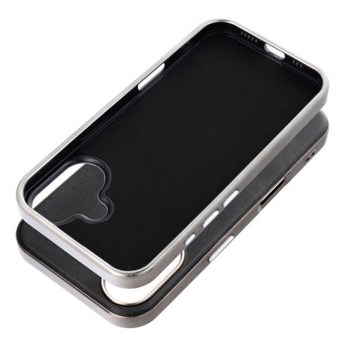 Tok iPhone 16 PRO MAX Gentleman Mag Coverhez, amely kompatibilis a MagSafe fekete színnel