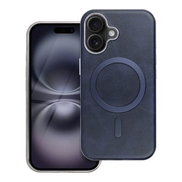   Tok iPhone 16e (SE 4 2025) Gentleman Mag Coverhez, amely kompatibilis a MagSafe sötétkék technológiával