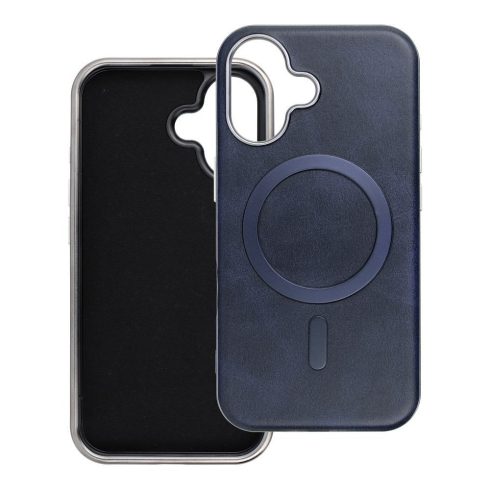 Tok iPhone 16e (SE 4 2025) Gentleman Mag Coverhez, amely kompatibilis a MagSafe sötétkék technológiával