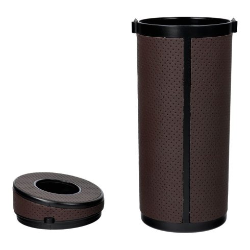 Cső alakú papírzsebkendő-adagoló barna