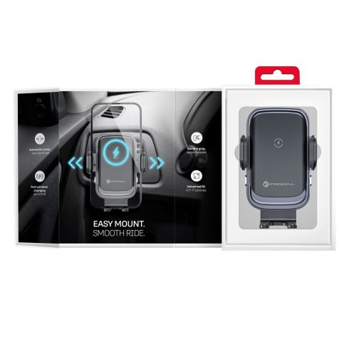 FORCELL F-GRIP Grand (F-24) vezeték nélküli töltő tartó 15W ezüst