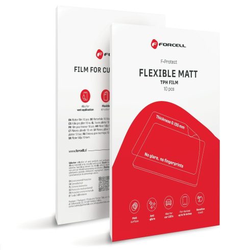 Vágófólia vágógéphez Forcell F-Protect Flexible TABLET MATT tabletekhez max 16" 10 db