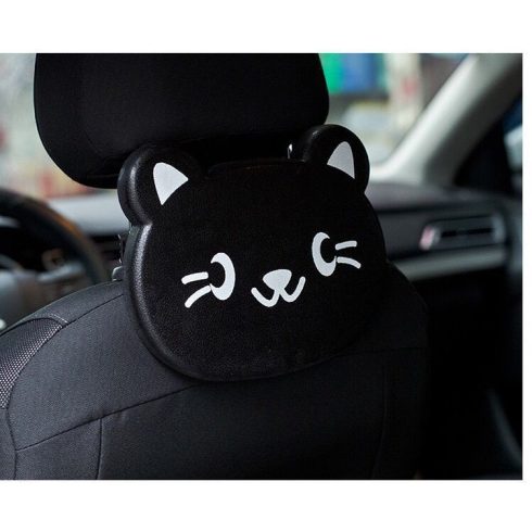 Összecsukható autós asztal gyerekeknek macska alakú fekete