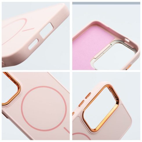 FRAME MAG COVER Case compatible with MagSafe for SAMSUNG A36 powder pink