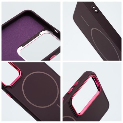FRAME MAG COVER Case compatible with MagSafe for SAMSUNG A56 purple