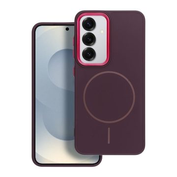   FRAME MAG COVER Case compatible with MagSafe for SAMSUNG A55 purple