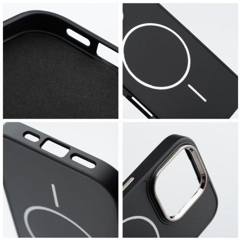FRAME MAG COVER Case compatible with MagSafe for IPHONE 13 black