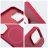   FRAME MAG COVER Case compatible with MagSafe for IPHONE 16 PRO MAX magenta