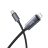   USB C kábel a Lightning Hoco PD 27W-hoz 1 m X112 fekete kijelzővel