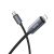 USB C kábel a Lightning Hoco PD 27W-hoz 1 m X112 fekete kijelzővel