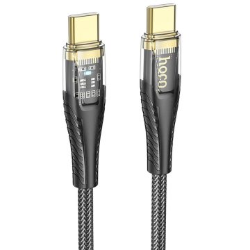 USB C kábel USB C Hoco 3A 60W 1,2 m U121 fekete