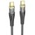 USB C kábel USB C Hoco 3A 60W 1,2 m U121 fekete