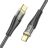 USB C kábel USB C Hoco 3A 60W 1,2 m U121 fekete