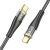 USB C kábel USB C Hoco 3A 60W 1,2 m U121 fekete