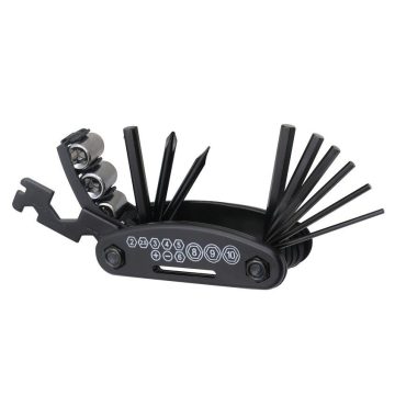 Kerékpárkulcs készlet Multitool FSBRK-001 fekete