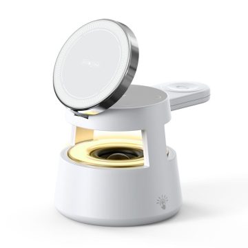   DUZZONA W23 5 az 1-ben mágneses vezeték nélküli töltőállomás Bluetooth hangszóróval