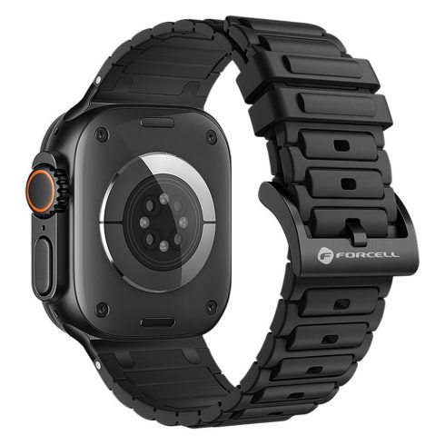 Strap to Apple Watch Forcell F-Design FA06 silicone holes 42 / 44 / 45 / 49 mm black