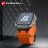   Strap to Apple Watch Forcell F-Design FA06 silicone holes 42 / 44 / 45 / 49 mm orange