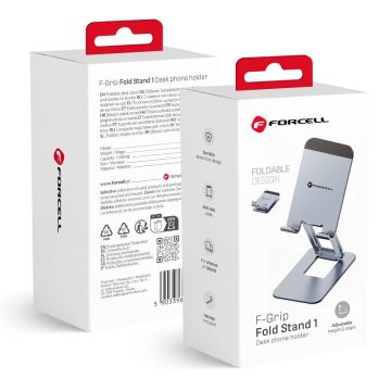   FORCELL F-GRIP Összecsukható állvány 1 asztali tartó szürke