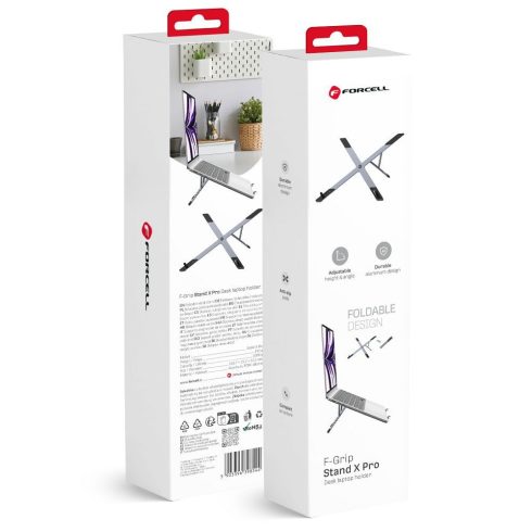FORCELL F-GRIP Összecsukható állvány X Pro asztali tartó szary