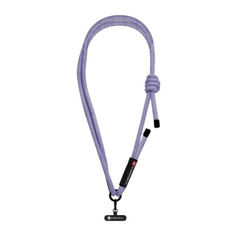 FORCELL F-DESIGN S10X165 crossbody phone lanyard with adjustable length (max 82,5cm in the loop) gray purple