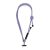 FORCELL F-DESIGN S10X165 crossbody phone lanyard with adjustable length (max 82,5cm in the loop) gray purple