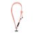 FORCELL F-DESIGN S10X165 crossbody phone lanyard with adjustable length (max 82,5cm in the loop) pink white