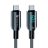   Cable USB C to USB C Forcell F-Energy QC4.0 PD 3A 60W Digital 1,2 m C274 black