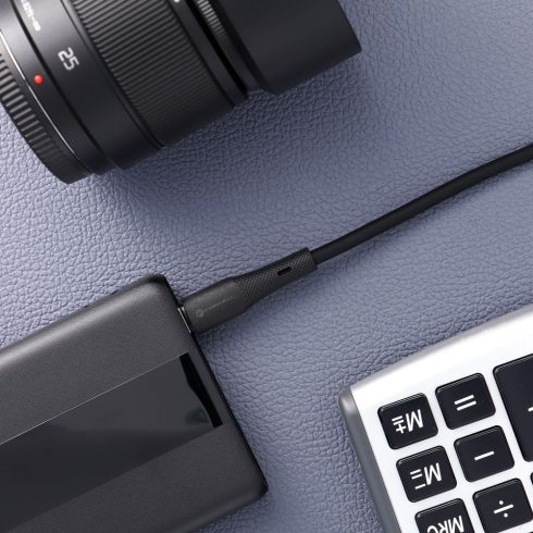 Cable USB C to USB C Forcell F-Energy QC4.0 PD 5A 100W Silicone 1 m C347 black