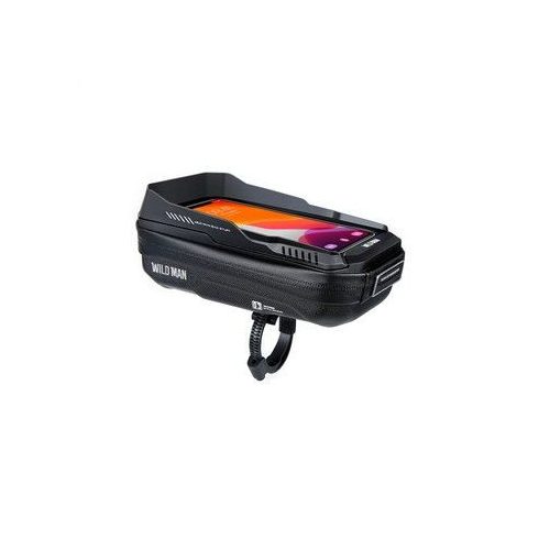 WILDMAN utazótáska kerékpár kormányhoz cipzárral 0,6L (4 "- 7") XT3 fekete