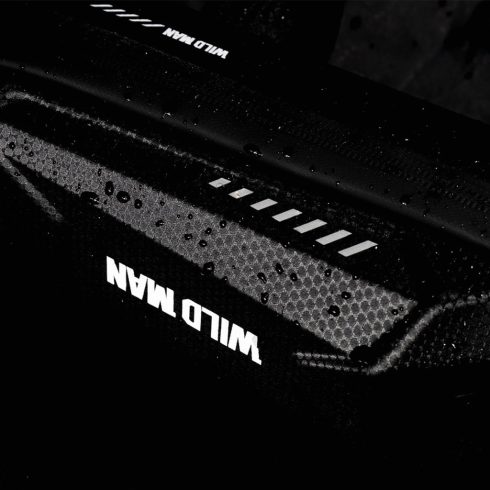 WILDMAN utazótáska kerékpárvázhoz cipzárral 1L ES5 fekete