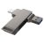 Pendrive 128GB USB 3.2 (USB A + USB C) Hoco UD15 gray