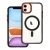 COLOR EDGE MAG COVER tok kompatibilis a MagSafe-vel IPHONE 11 fekete aranyhoz