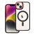 Case for iPhone 14 Color Edge Mag Cover compatible with MagSafe black-gold