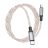 USB C kábel USB C Hoco 3A 60W LED 1 m U112 szürke