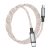 USB C kábel USB C Hoco 3A 60W LED 1 m U112 szürke