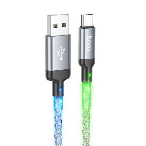 USB A - USB C Hoco 3A kábel 1 m U112 szürke